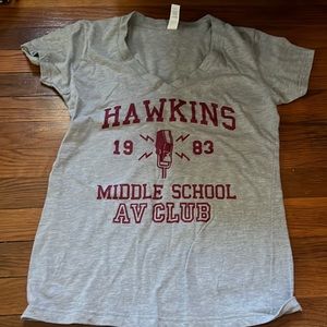 Stranger things tee shirt - Hawkins middle school